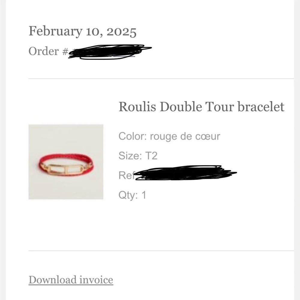 Hermes Roulis Double Tour Bracelet - Picture 5 of 5